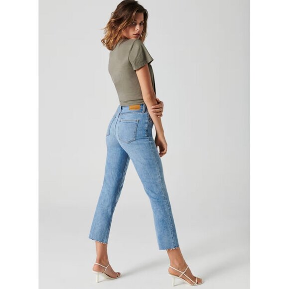 Denim Forum x Aritzia The Arlo High Rise Straight - Picture 1 of 16